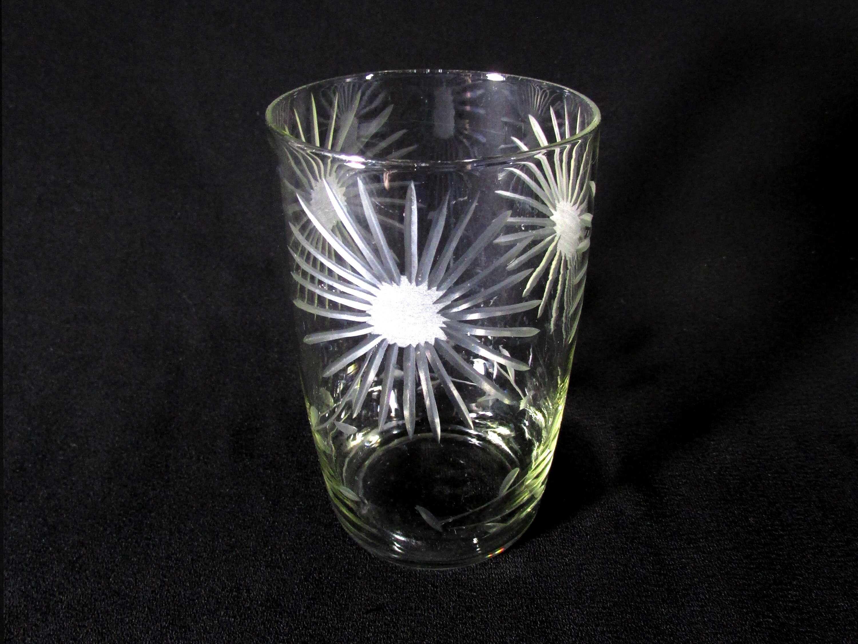 antique crystal tumblers