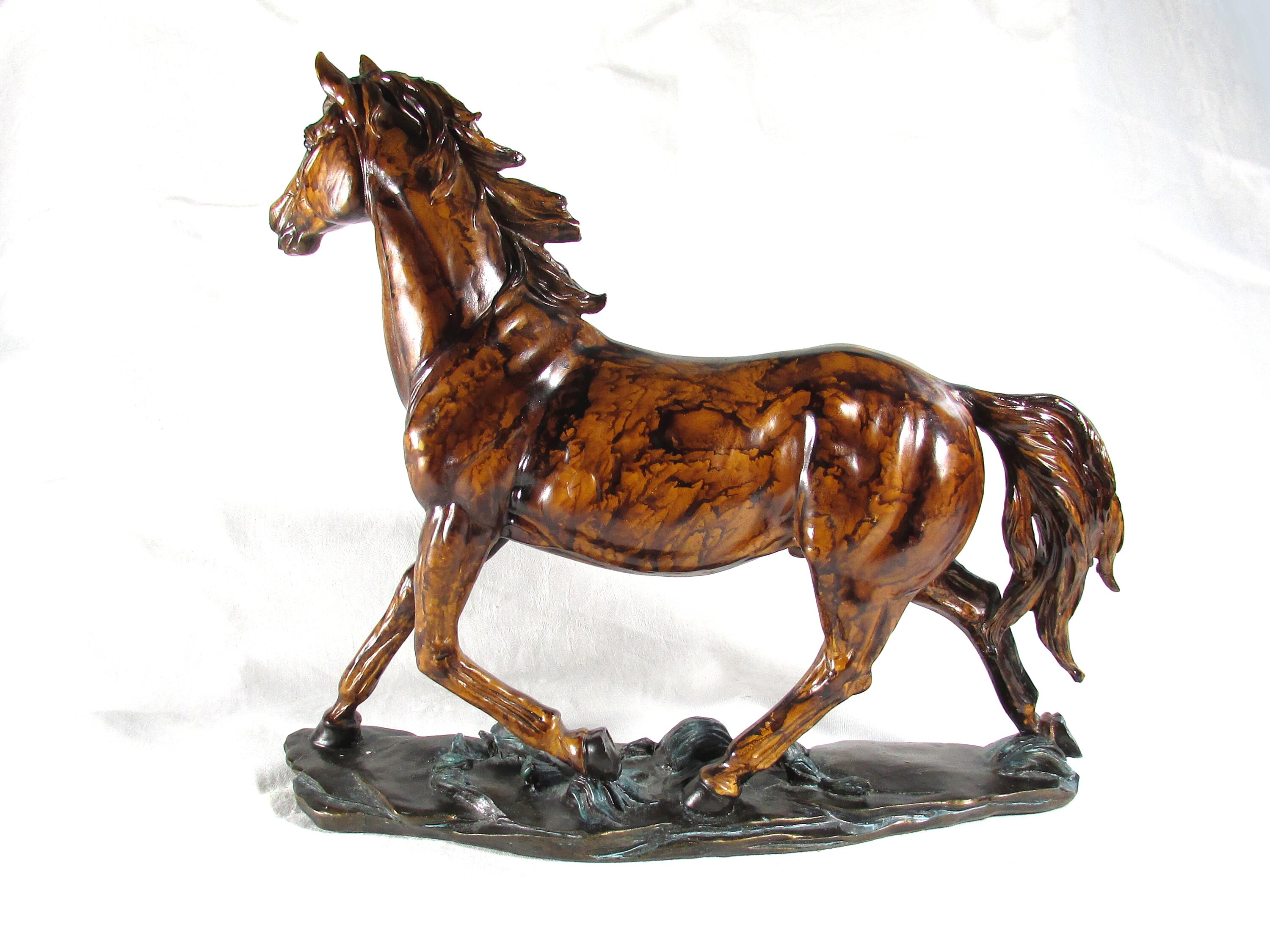 Vintage Stallion Horse Collectible Figurine Vintage Etsy