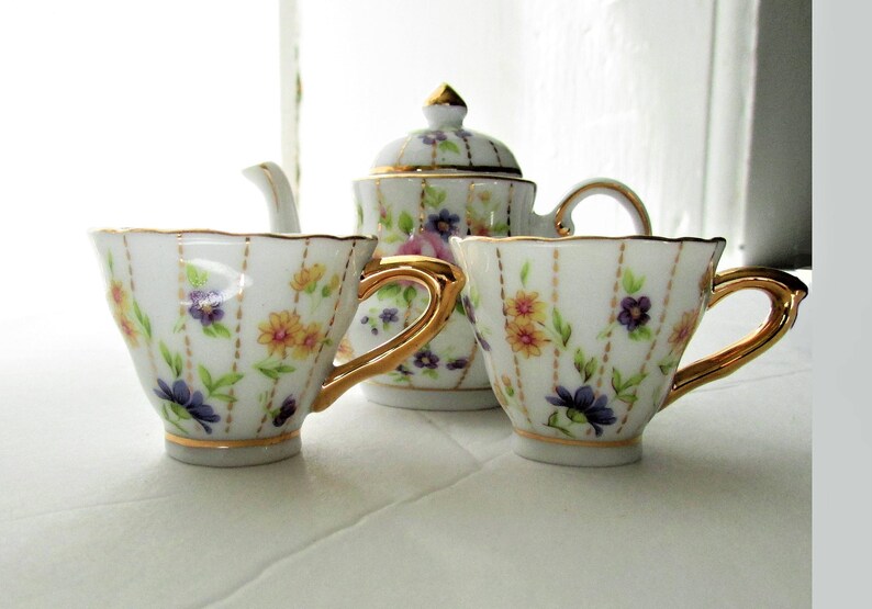Casa Elite Limoges Doll Dishes Vintage Play Dishes Made in France