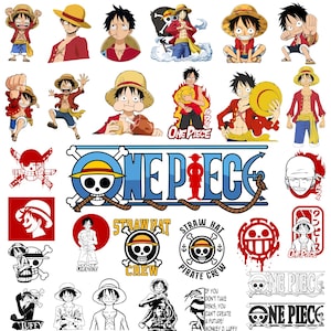 350+ One Piece SVG Mega Bundle | Anime Pirate Designs | Manga Style Characters | Digital Download | PDF File
