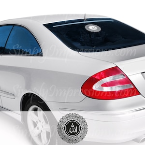 Car decal Allah #2