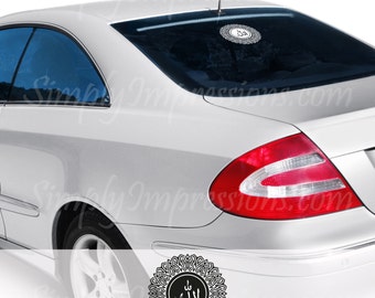 Car decal Allah #2