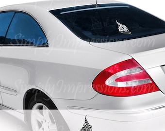 Car decal Teardrop Bilmiallah