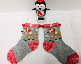 Rudolph The Red Nosed Reindeer Socks Toddler Kids Shoe Size 10-4 Christmas New