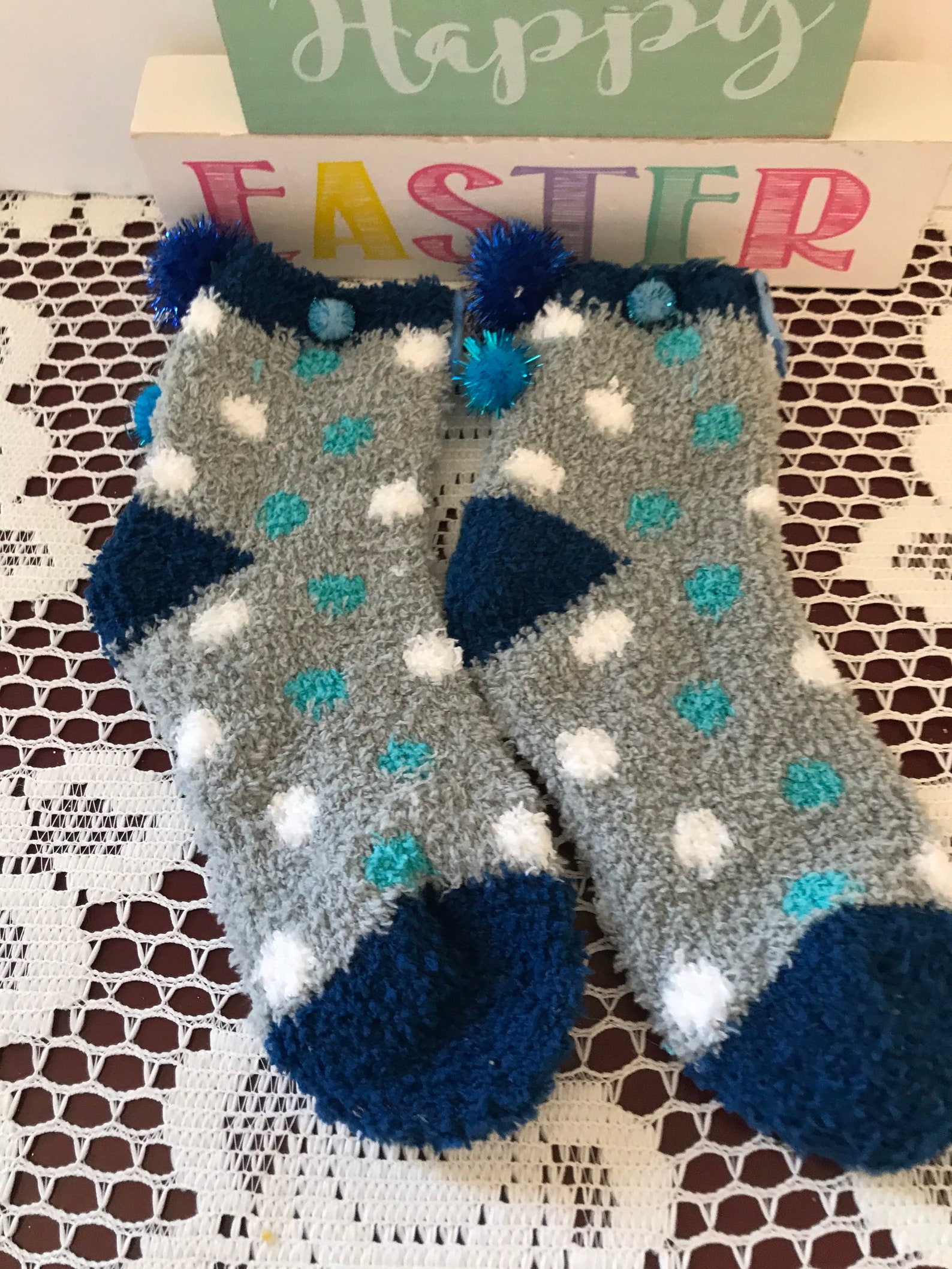 Unisex Kids Easter Fuzzy Socks Child Fuzzy Easter Socks Etsy