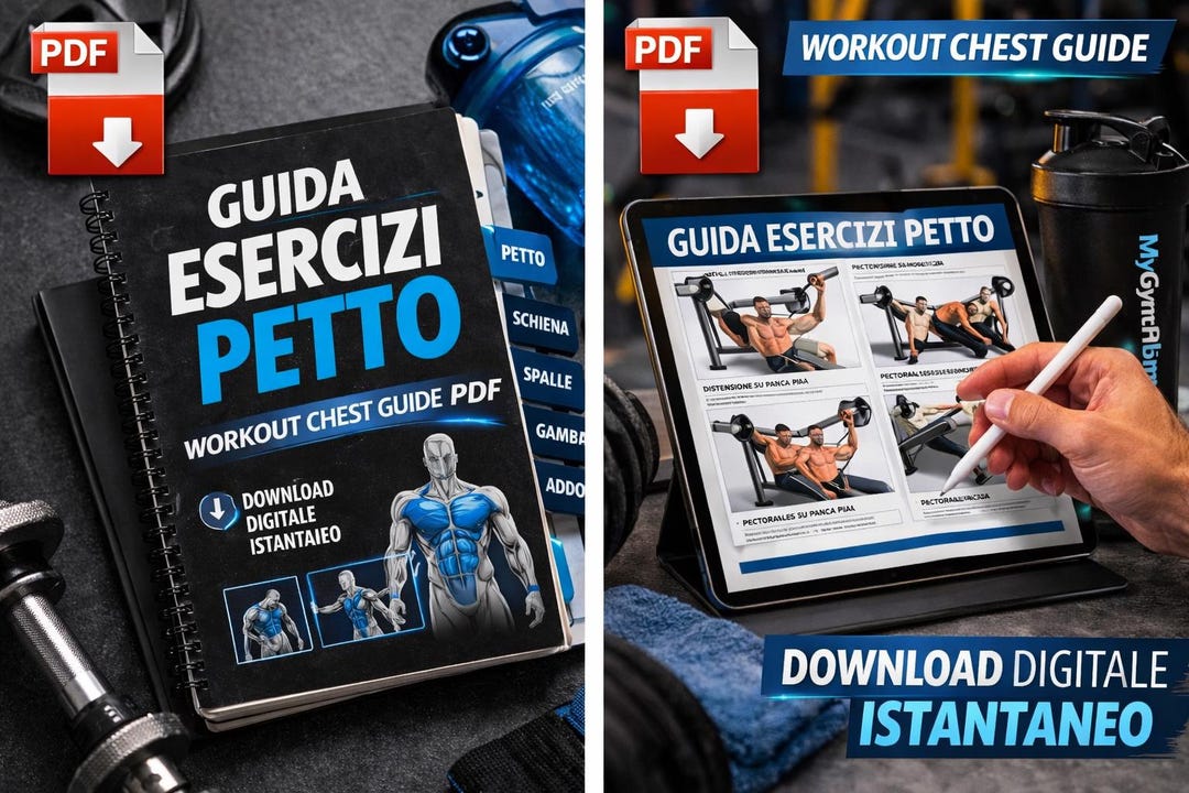 Chest Workout Guide PDF | Workout Chest Guide | Illustrated Gym ...