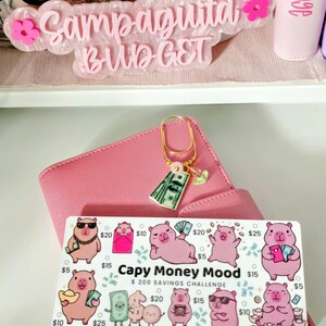 Mini Capy Savings Challenge 500 | A6 Budget Binder Inserts - Etsy