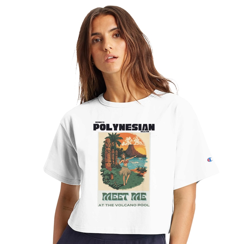 Polynesian Meet Me at the Volcano Pool Tee