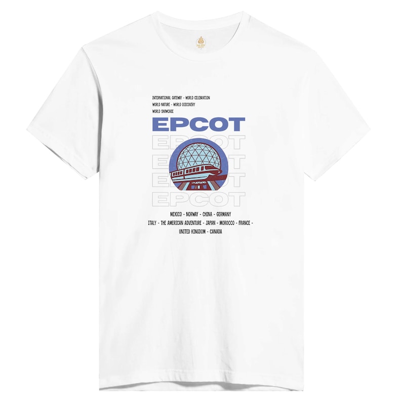 Retro EPCOT World Showcase Tee