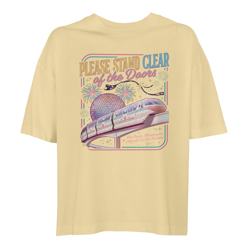 Please Stand Clear of the Doors Crop Tee