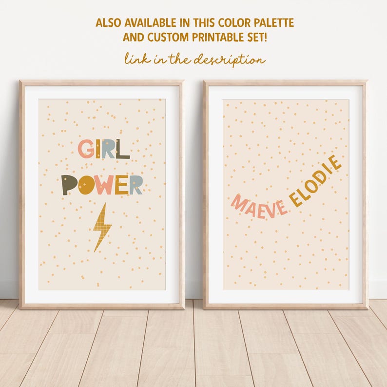 Impressão Girl Power, Pôster Girl Power, Arte de Parede Girl Power, Pôster Grl Pwr, Arte de Parede Moderna, Arte de Parede, Arte de Parede para Imprimir, Pôster Woman Power imagem 3
