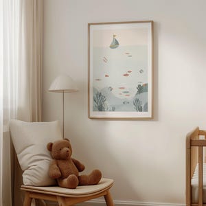 Nursery Decor, Baby Boy Nursery, Whales, Baby Nursery Decor, Nursery Wall Art, Kids Wall Art, Printable Wall Art, Set of 2 Prints Set