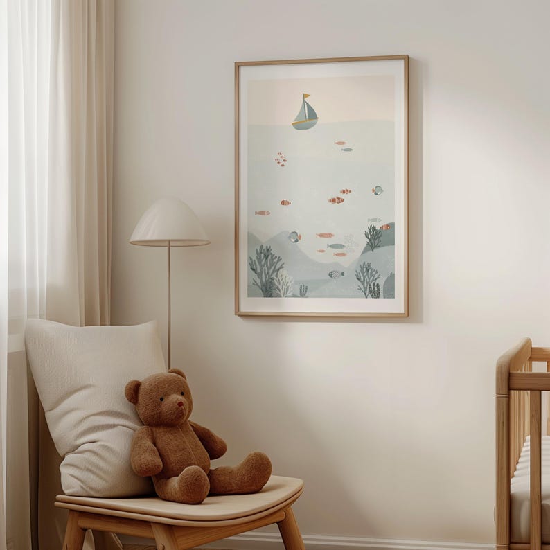 Nursery Decor, Baby Boy Nursery, Whales, Baby Nursery Decor, Nursery Wall Art, Kids Wall Art, Printable Wall Art, Set of 2 Prints Set