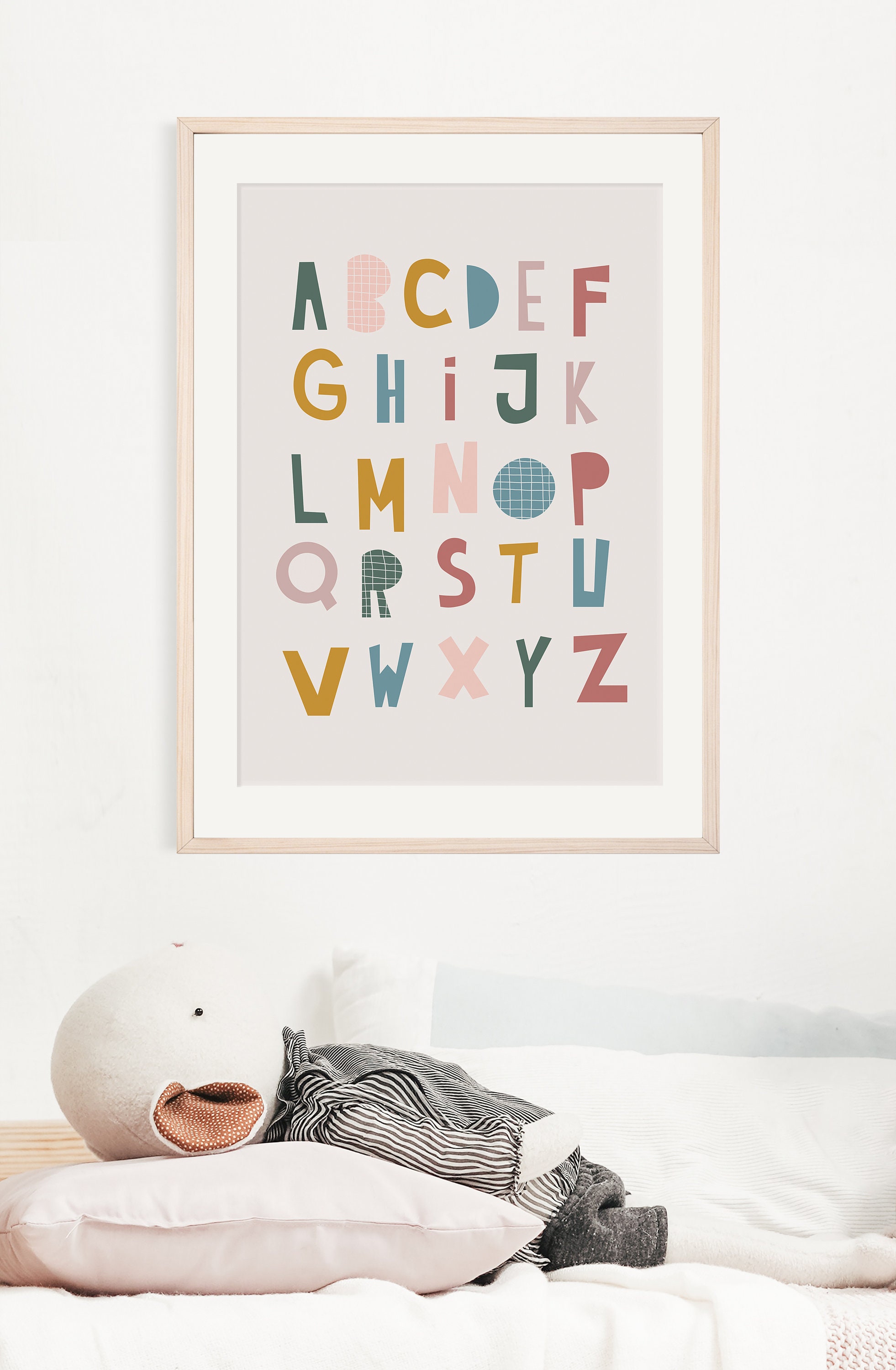 ABC Poster Alphabet Poster ABC Letters Alphabet Poster Etsy Canada
