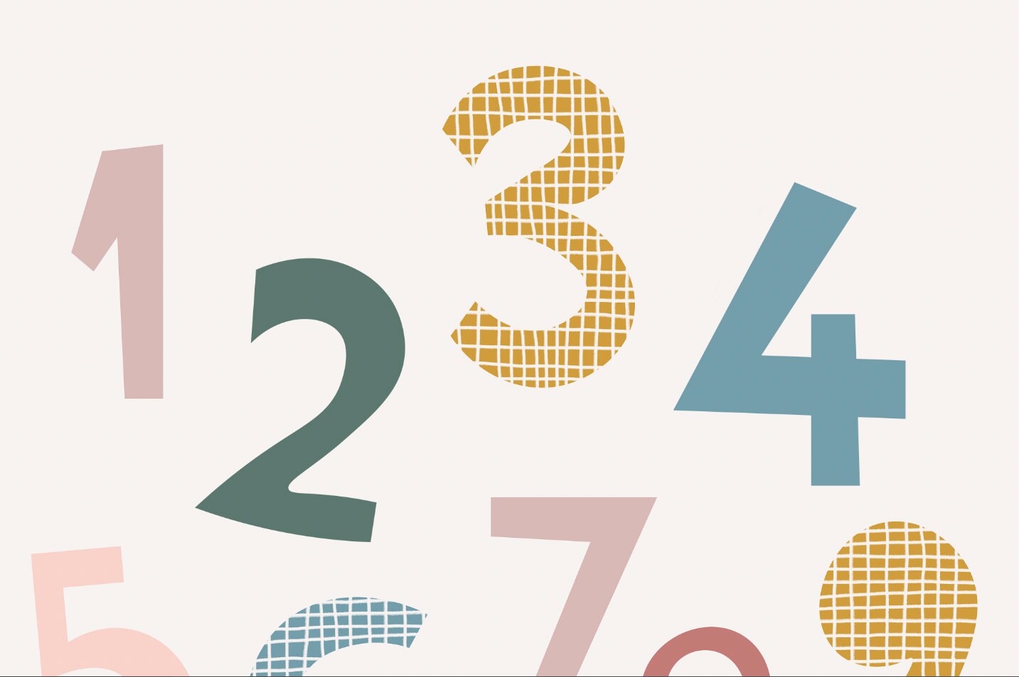 Number Poster Classroom Decor 123 Nursery Print Nursery | Etsy