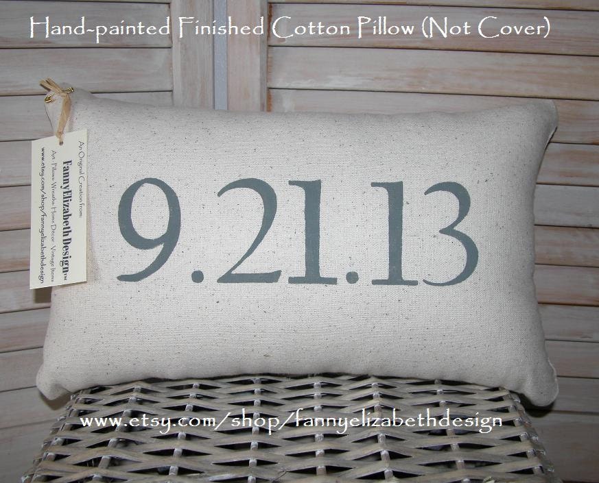 Date Pillow Best SellerEngagement GiftDate PillowDate Etsy