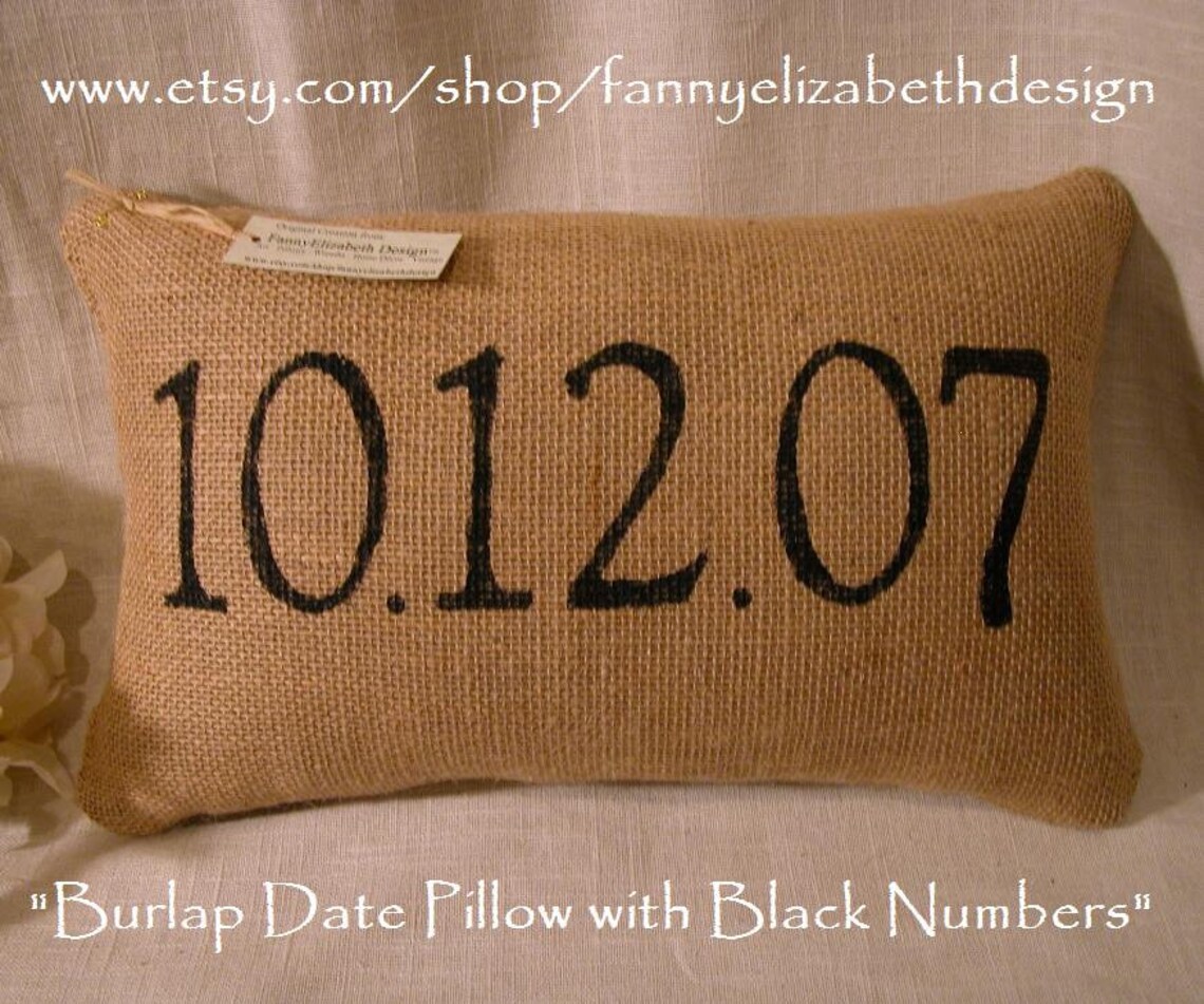 Date Pillow Best SellerEngagement GiftDate PillowDate Etsy