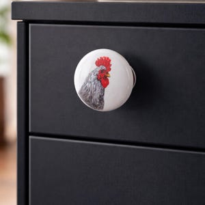 Rooster Knob Decorative Drawer Cupboard Knobs For Dresser Wardrobe Kitchen Cabinets
