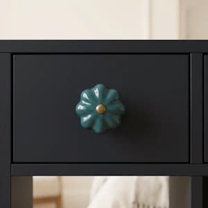 Blue Melon Knob Decorative Drawer Cupboard Knobs For Dresser Wardrobe Kitchen Cabinets