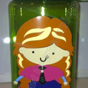 Kids Gifts or Party Favors. Ice Princess Inspired Personalized Water Bottle. Personalization of Water Bottles is Free.