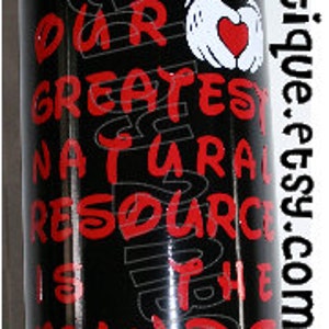 Teacher Appreciation with Disney Quote-- Personalized Water Bottles