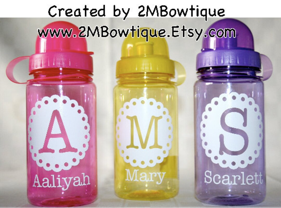 Personalized Kids Water Bottle - Etsy