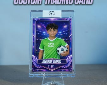 カスタムサッカートレーディングカード
