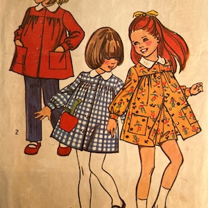 1972 Toddlers’ / Childs Pants and Smock Dress - Simplicity Pattern 5164