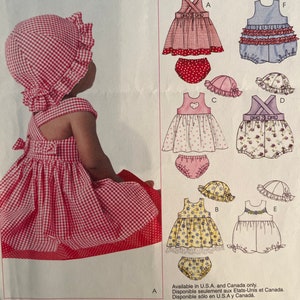 2004 Laura Ashley Infants’ Dresses, Rompers, Panties and Hat - McCall’s Pattern M4424