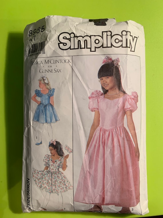 GUNNESAX JESSICA McCLINTOCK ビンテージキッズドレス 1989 Jessica Mcclintock for Gunne Sax Girls Dress