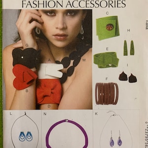 2012 Necklaces, Bracelets, and Earrings - McCall’s Craft Pattern M6660