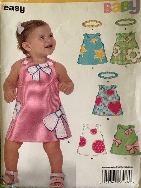 New Look Baby-Strampler & Sundress Schnittmuster – Papier, Größe A (NB-S-M-L) | Mit Höschen, Einfach Zu Nähen