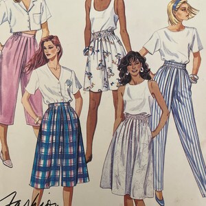 1988 Misses’ Skirt, Culotte and Pants - McCall’s Pattern 3594 - Size Medium Petite-Able