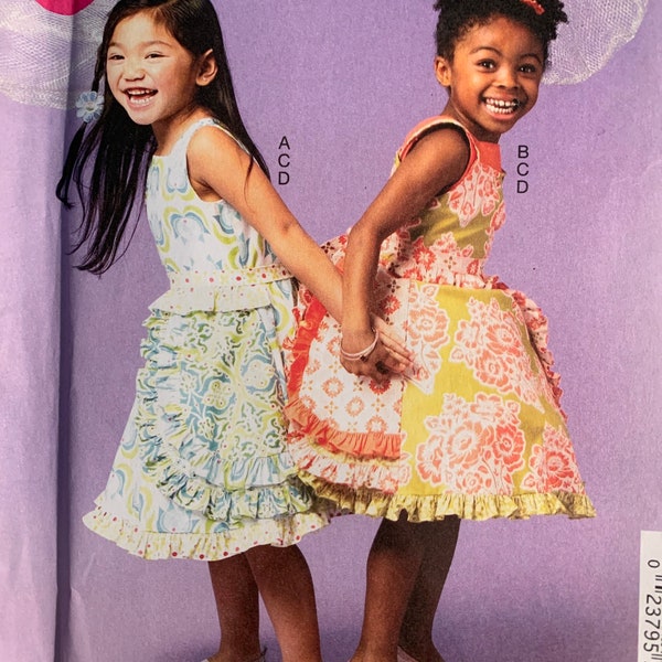 2013 Children’s/Girl’s Dresses, Belt and Petticoat - McCall’s Pattern M6696