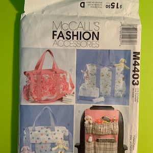 2004 Laura Ashley - Tygväska(or) och Bilorganisatör - McCall’s Mönster M4403