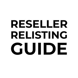 Reseller Relisting Guide and Worksheet | Improve Listings That Aren’t Selling | eBay Poshmark Seller Strategy PDF
