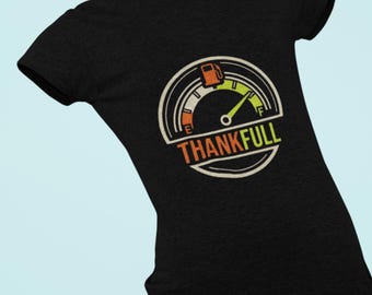 Thankful Gas Gauge PNG | Thanksgiving Fuel Gauge Design (Digital Download)