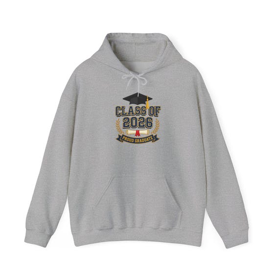 Class of 2026 Hoodie | Graduation Sweatshirt, Senior 2026