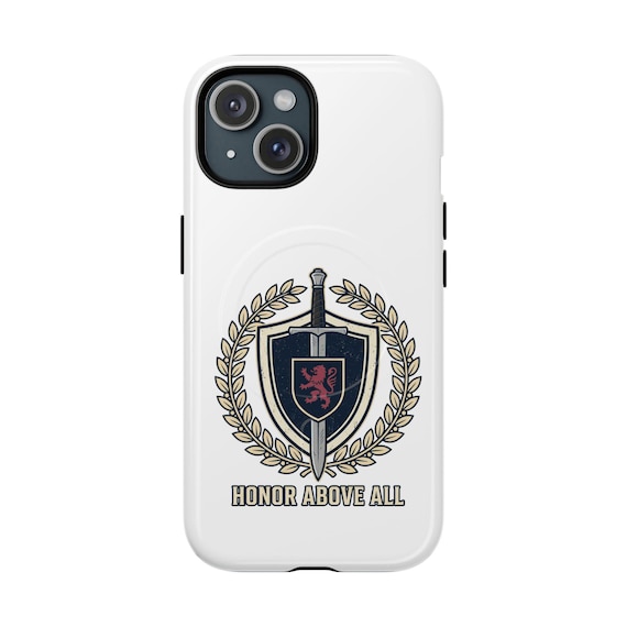 Honor Above All Shield Sword phone case | Tough Magnetic Case