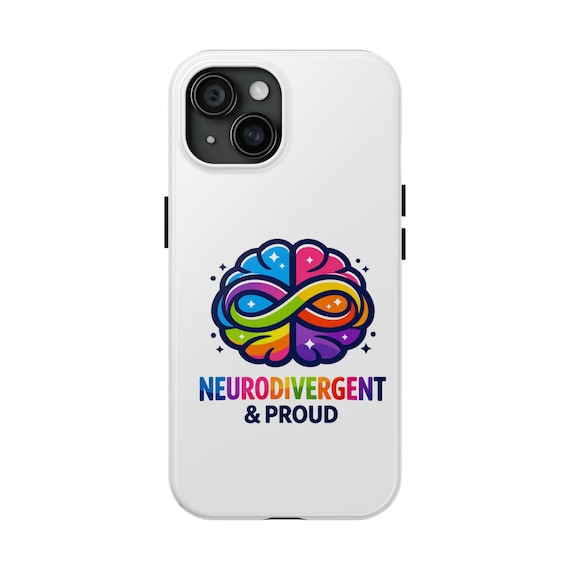 Neurodivergent & Proud Phone Case | Rainbow BrainDesign