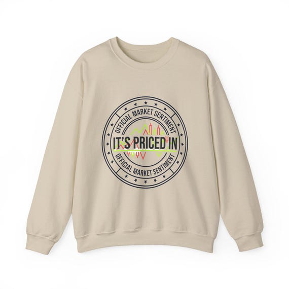 It's Priced In Crewneck, insider trading satire | prediction markets, finance humor