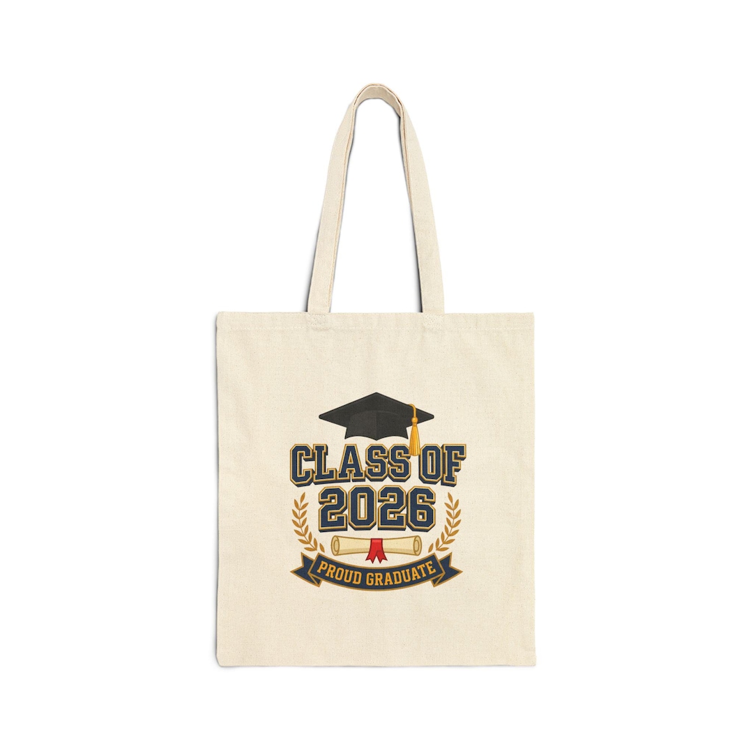 Class of 2026 Canvas Tote Bag | Graduation Milestone, Senior 2026 - Etsy