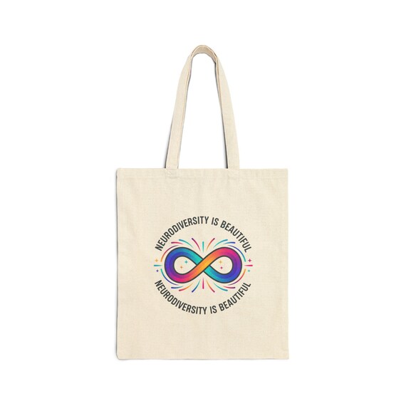 Neurodiversity Infinity Logo Tote | Autism Acceptance, Autistic Pride