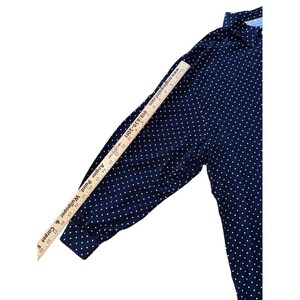 Country Sophisticates Pendleton Camisa de mujer talla S, azul con lunares y botones, estilo vintage imagen 6