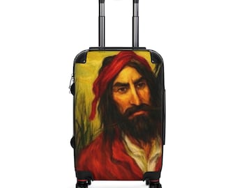 Maleta de viaje Vintage Portrait: Equipaje de viaje de policarbonato con carcasa rígida