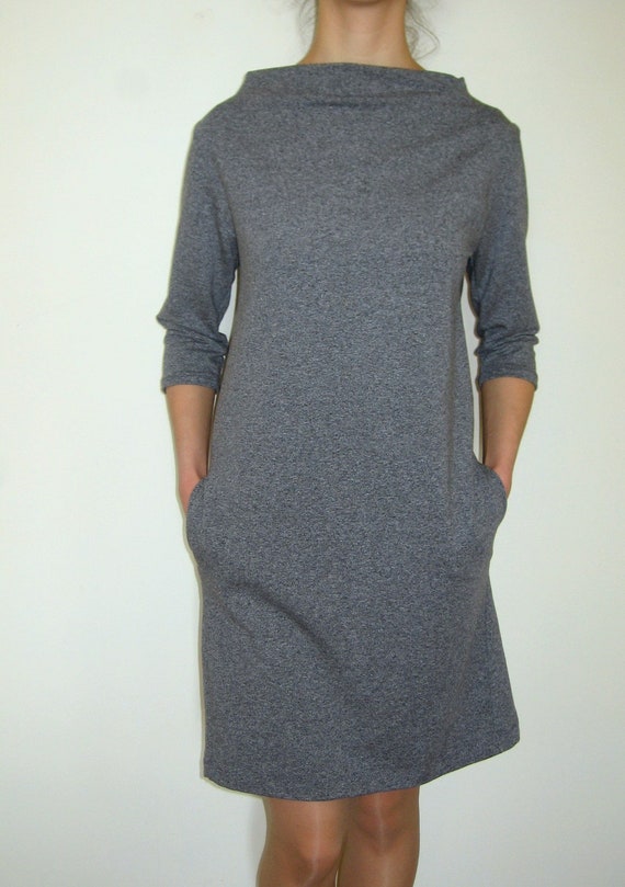 Cotton jersey dress with pockets Clearance
