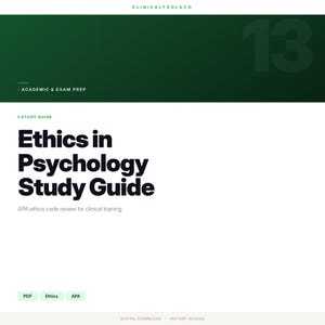 心理学倫理学習ガイド｜APA倫理規定事例演習｜EPPP資格試験対策ダウンロード