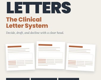 Therapist Letter Templates | ESA, FMLA, Accommodation, Court and Gender Affirming Letters | Decision Tree + Decline Scripts | Word + PDF