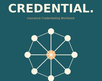 Therapist Insurance Credentialing Workbook | CAQH + PECOS Setup, Payer Tracker, Application Checklists | Editable PDF + Word