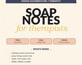 SOAP Notes Template Bundle for Therapists | Fillable, Editable PDF (CPT 2026)